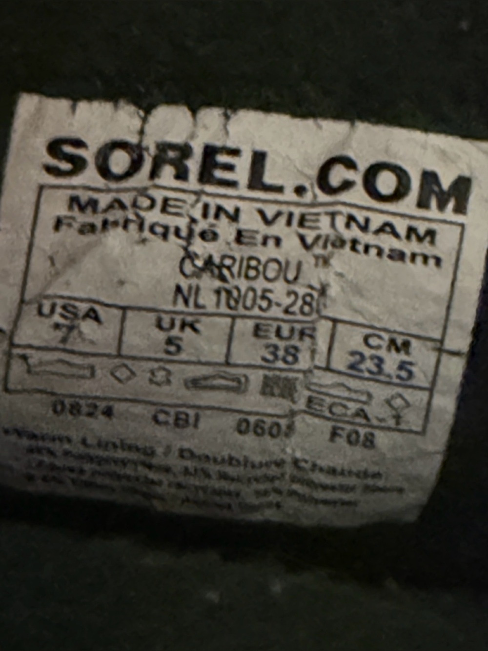Insulated Sorel Women's Tan and Black Winter Lace-Up Boots with Faux Fur - Picture 8 of 8